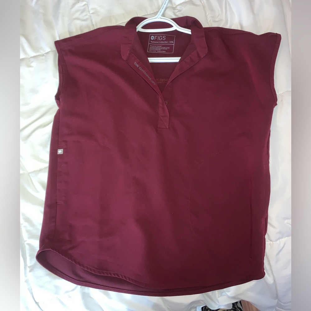 FIGS XXS BURGUNDY SET
